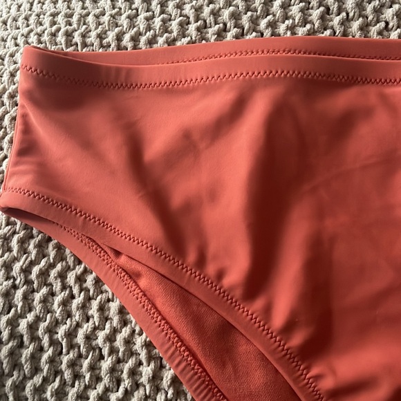 Kona Sol Women's Plus Size Bikini Bottom Rust Solid bottoms Sz 16W 18W NWOT - Picture 6 of 10